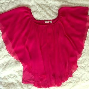 Flutter sleeve blouse